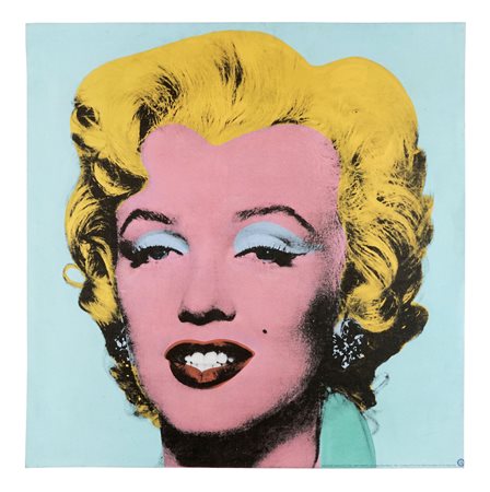 Andy Warhol [after], Shot Sage Blue Marilyn. Post 1964. Offset. mm 700x695....