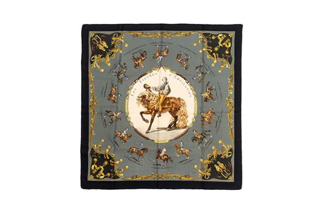 Hermès - Foulard Les Figures D'Equitation , 1966