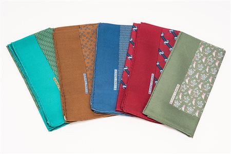 Hermès - Lotto di cinque gavroche