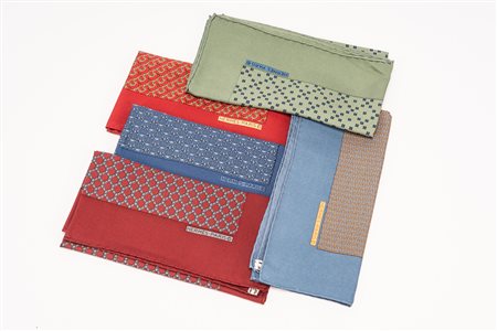 Hermès - Lotto di cinque gavroche