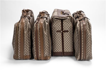 Gucci - Set di 3 valigie e porta abiti 