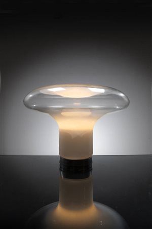 ANGELO MANGIAROTTI<BR>Lampada da tavolo mod. Lesbo