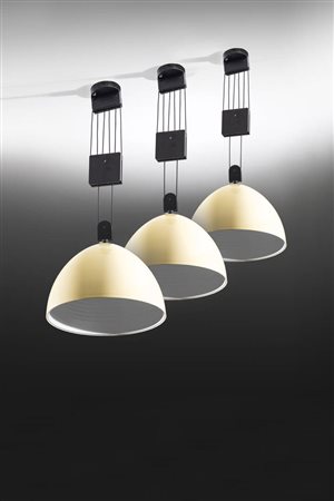 PRODUZIONE ITALIANA<BR>Set di tre lampade saliscendi