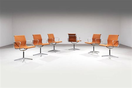 CHARLES E RAY EAMES<BR>Sei poltroncine
