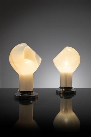 MAZZEGA<BR>Coppia di lampade da tavolo