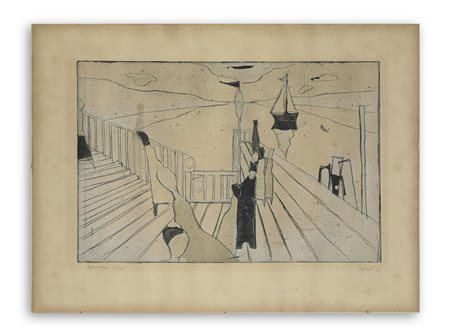 OTTO WILHELM EGLAU (1917-1988) - Senza Titolo, 1951