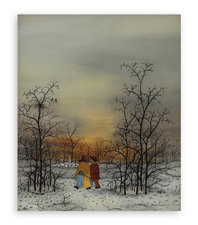 IVAN LACKOVIC (IVAN LACKOVIĆ-CROATA) (1932-2004) - 2 viandanti