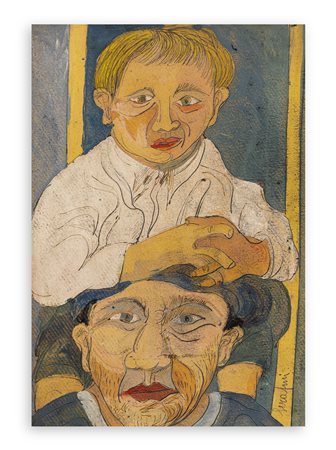 GIUSEPPE SERAFINI (1915-1987) - Padre e figlio