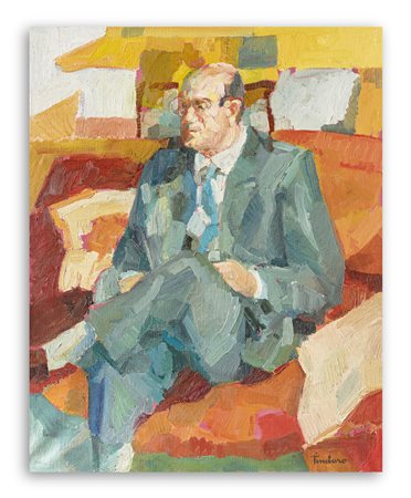 TINDARO CALIA (1956) - Ritratto di Francesco Cafiso, 1986