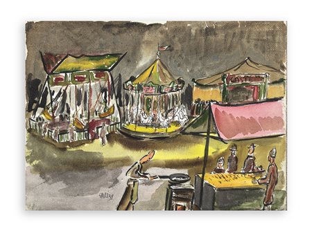 PIERO GAULI (1916-2012) - Giostre, 1939