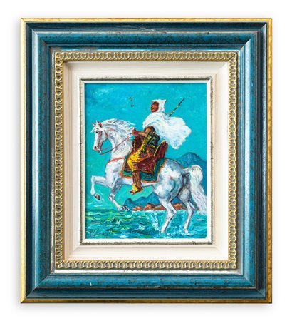 GIOVAN FRANCESCO GONZAGA (1921-2007) - Cavaliere arabo
