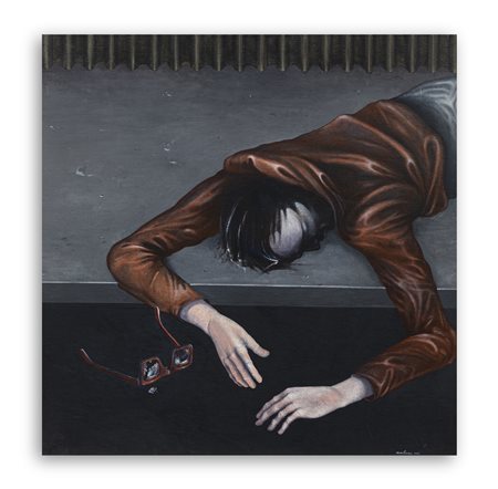 MARCO SEVESO (1945-2018) - Personaggio caduto n.2, 1973