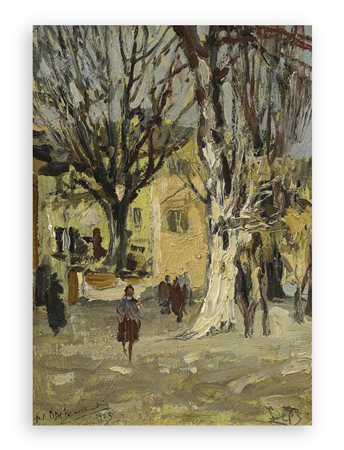 DOMENICO DE BERNARDI (1892-1963) - Case a Varano, 1923
