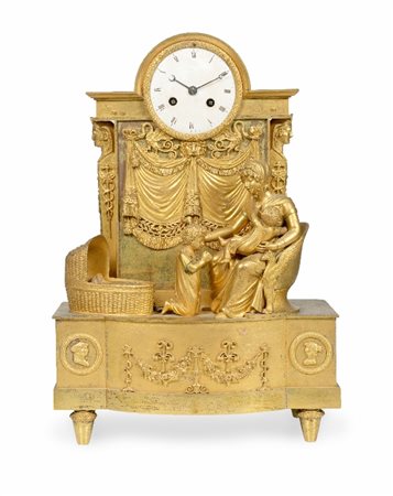 PENDOLA DA APPOGGIO IN BRONZO DORATO, FRANCIA, INI