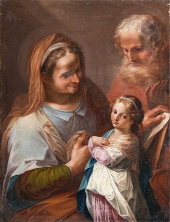 CARLO PREDA - Educazione della Vergine, 1700 ca