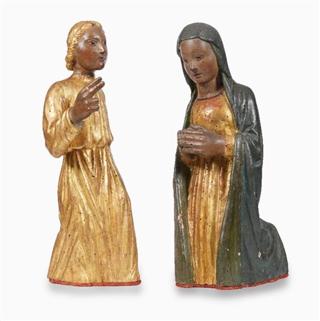 SCULTORE TOSCANO DEL XIV SECOLO - Annunciazione