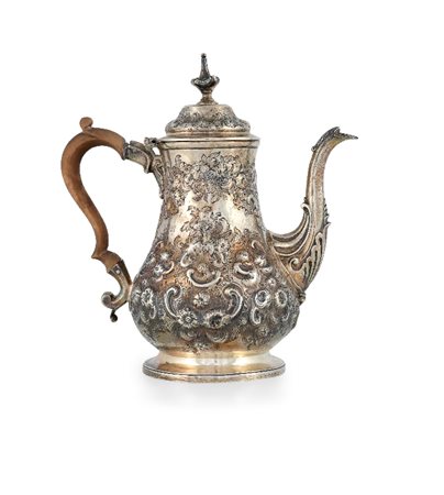 CAFFETTIERA GIORGIO III IN ARGENTO, LONDRA, 1814, 