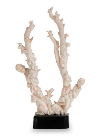SCULTURA IN CORALLO, INIZIO XX SECOLO, raffigurant
