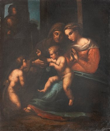 PITTORE DEL XVIII SECOLO - Madonna del divino amore (da Raffaello)