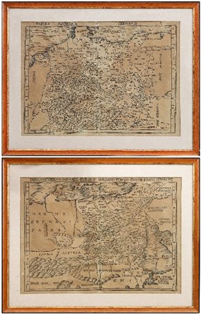 INCISIONE - Tabula Moderna- Germaniae Tabula Moderna