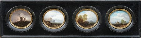 CHARLES HOGUET - Paesaggi bretoni con marine
