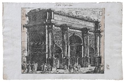 PIETRO PAOLO GIRELLI - Nuovo ed esatto Prospetto dell'antico Arco Trionfa