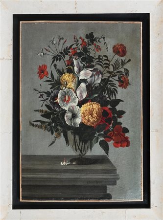 PITTORE FIAMMINGO DEL XVII SECOLO - Vaso di fiori