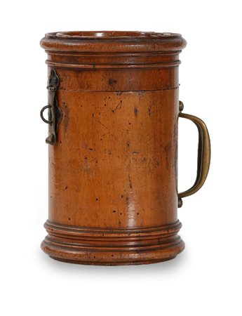 CONTENITORE PER ELEMOSINA, XVIII SECOLO, cilindric