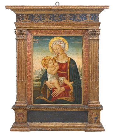 PITTORE DEL XIX SECOLO - Madonna del latte