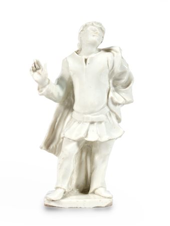 FIGURA DELLA COMMEDIA DELL'ARTE IN PORCELLANA BIAN