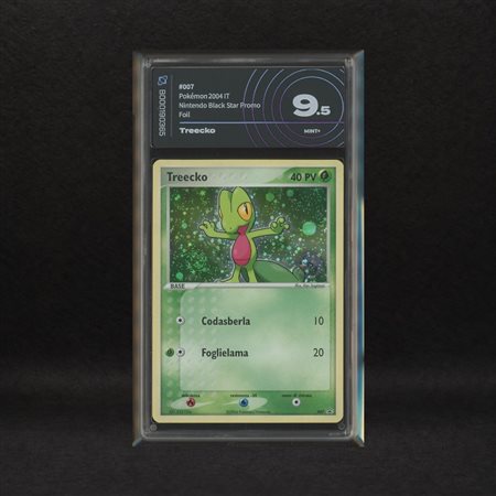 The Pokémon Company  
Treecko #7 Holo (Swirl) Poké Ball, Nintendo Black Star Promos [ITA] 2004
 