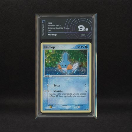 The Pokémon Company  
Mudkip #5 Holo (Swirl) Poké Ball, Nintendo Black Star Promos [ITA] 2004
 