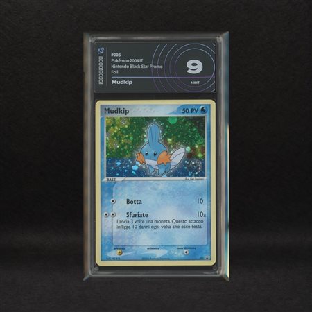 The Pokémon Company  
Mudkip #5 Holo (Swirl) Poké Ball, Nintendo Black Star Promos [ITA] 2004
 