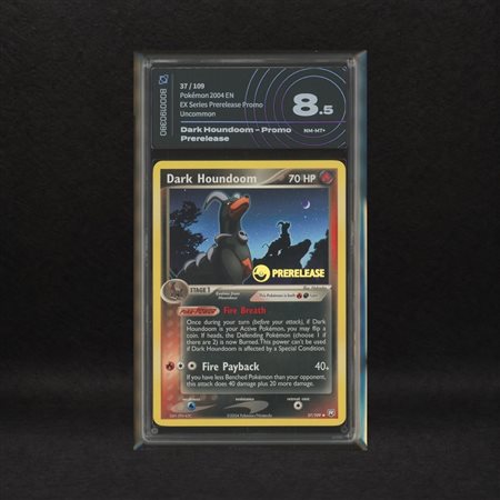 The Pokémon Company  
Dark Houndoom #37 "Pre-Release", EX Team Rocket Return [ENG] 2004
 