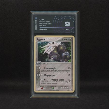 The Pokémon Company  
Aggron #1 Holo (Swirl), EX Rubino e Zaffiro [ITA] 2003
 