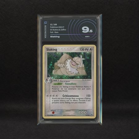 The Pokémon Company  
Slaking #12 Holo (Swirl), EX Rubino e Zaffiro [ITA] 2003
 
