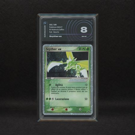 The Pokémon Company  
Scyther ex #102 Holo , EX Rubino e Zaffiro [ITA] 2003
 