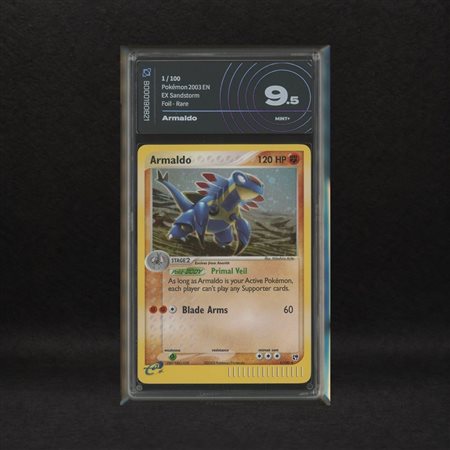 The Pokémon Company  
Armaldo #1 Holo (Swirl), EX Sandstorm [ENG] 2003
 