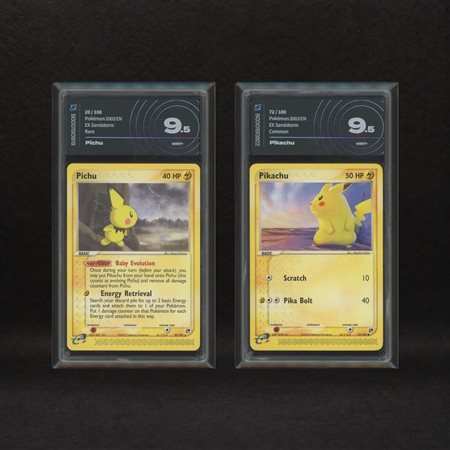 The Pokémon Company  
Electro Lot: Pichu #20, Pikachu #72, EX Sandstorm [ENG] 2003
 