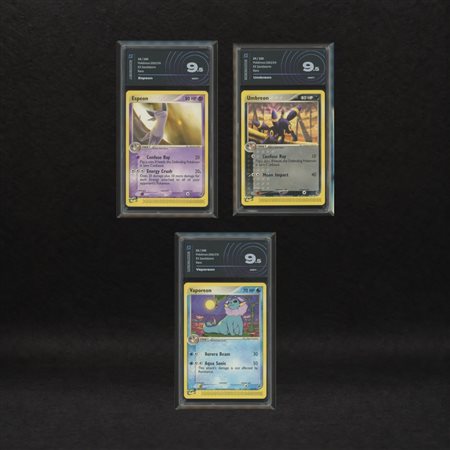 The Pokémon Company  
Eeveelution Trio Lot: Espeon #16, Umbreon #24, Vaporeon #25, EX Sandstorm [ENG] 2003
 