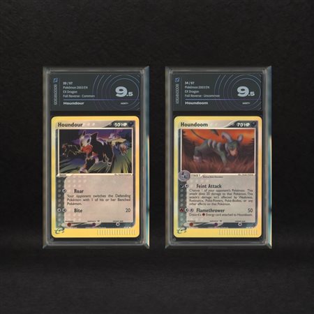 The Pokémon Company  
Houndour Evolution Line Reverse Holo Lot: Houndour #59, Houndoom #34, EX Dragon [ENG] 2003
 