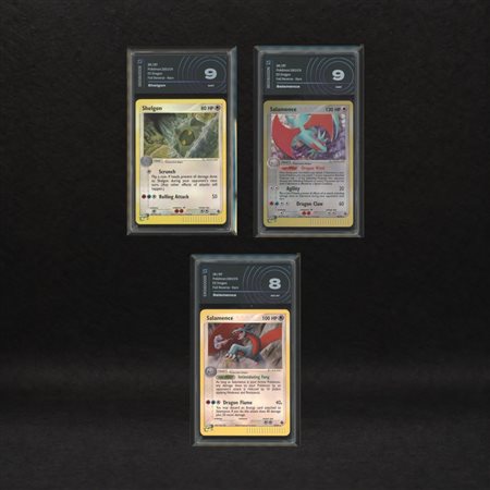 The Pokémon Company  
Shelgon & Salamence Reverse Holo Lot: Shelgon #20, Salamence #10, Salamence #19, EX Dragon [ENG] 2003
 