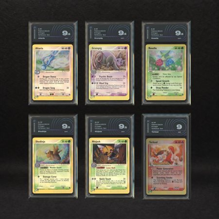 The Pokémon Company  
Hoenn Rare Reverse Foil Lot: Altaria #2, Grumpig #6, Roselia #9, Shedinja #11, Torkoal #12, Ninkask #18, EX Dragon [ENG] 2003
 