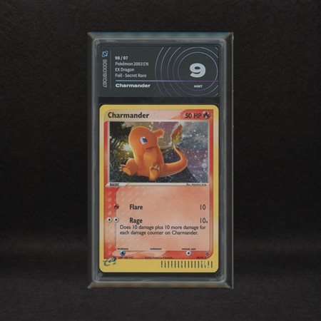 The Pokémon Company  
Charmander #98 Holo (Swirl) - Secret, EX Dragon [ENG] 2003
 