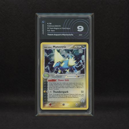 The Pokémon Company  
Team Aqua's Manectric #4 Holo (Swirl), EX Team Magma vs Team Aqua [ENG] 2004
 