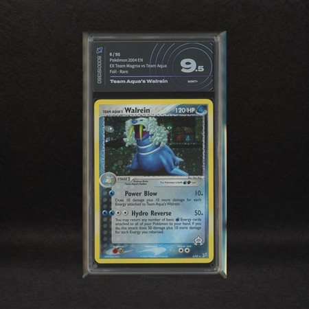 The Pokémon Company  
Team Aqua's Walrein #6 Holo, EX Team Magma vs Team Aqua [ENG] 2004
 
