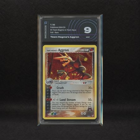 The Pokémon Company  
Team Magma's Aggron #7 Holo, EX Team Magma vs Team Aqua [ENG] 2004
 