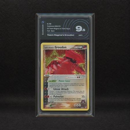 The Pokémon Company  
Team Magma's Groudon #9 Holo, EX Team Magma vs Team Aqua [ENG] 2004
 