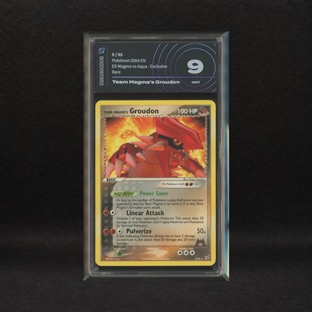 The Pokémon Company  
Team Magma's Groudon #9 (Exclusive Non-Holo), EX Team Magma vs Team Aqua [ENG] 2004
 