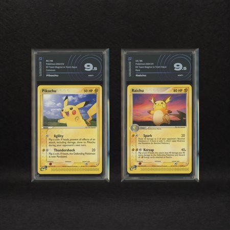 The Pokémon Company  
Pikachu #43, EX Team Magma vs Team Aqua [ENG] 2004
 